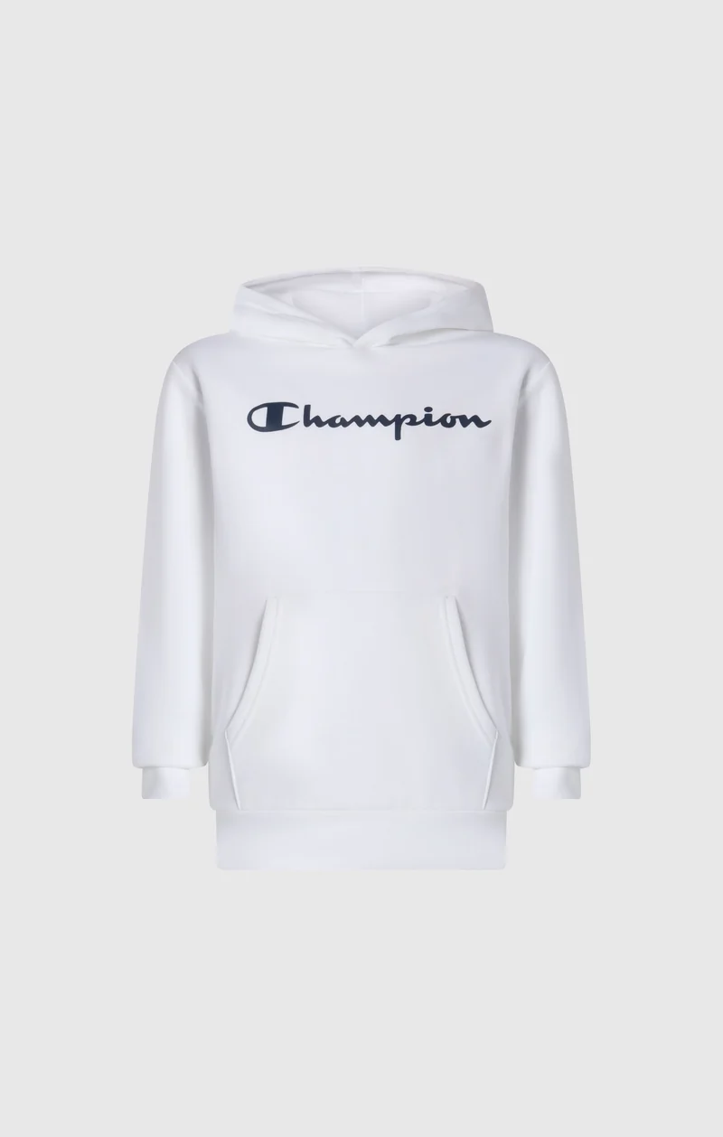 Boys' Fleece Hoodie Sweatshirt Script Logo
