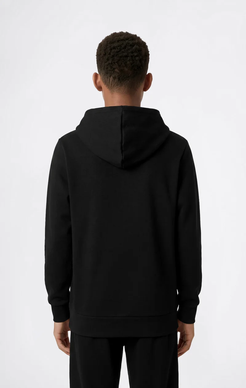 Boys' Fleece Hoodie Sweatshirt Script Logo