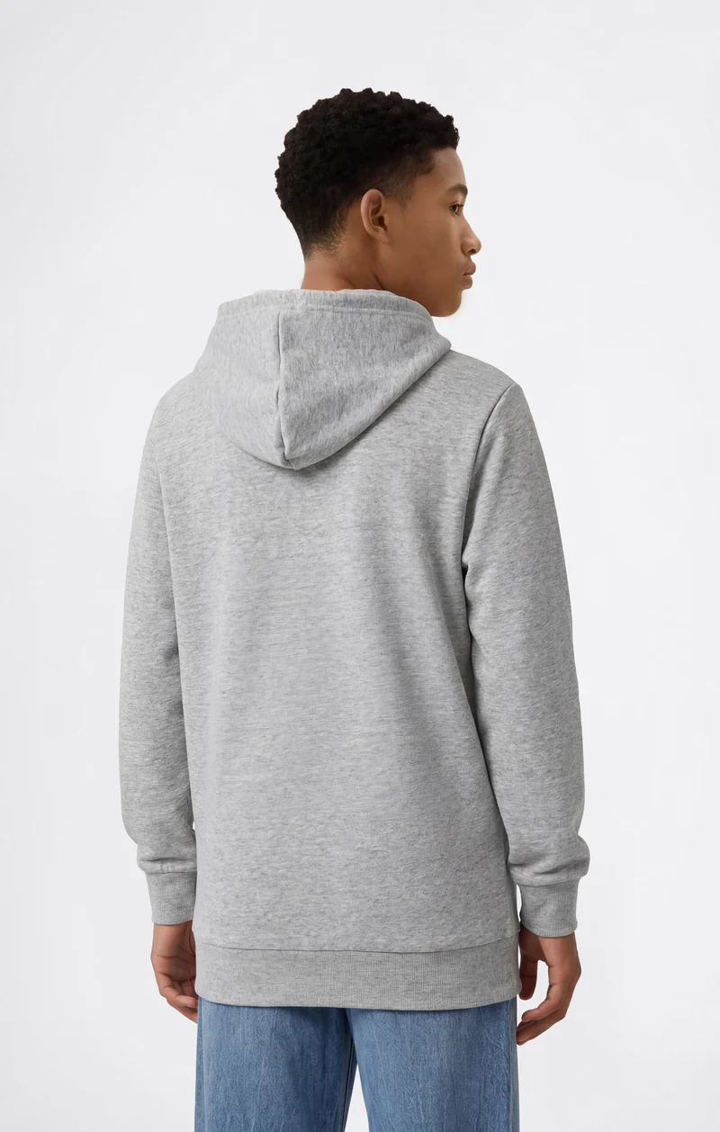 Boys' Fleece Hoodie Sweatshirt Script Logo