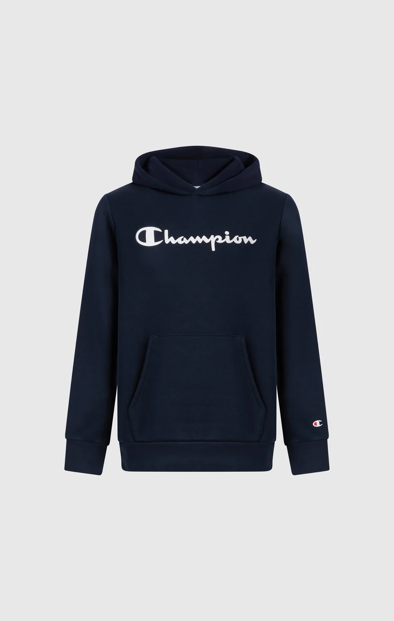 Boys' Fleece Hoodie Sweatshirt Script Logo