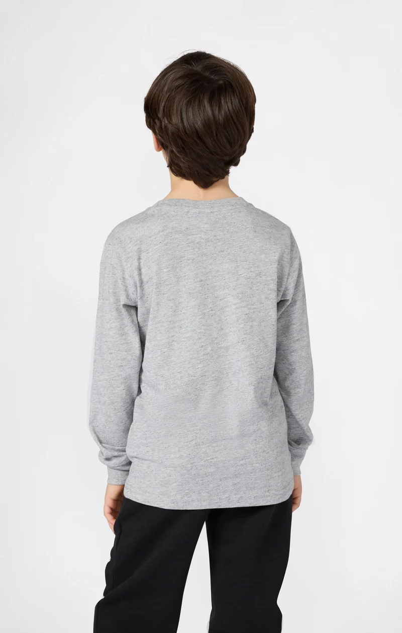 Boys' Long Sleeve T-Shirt Script Logo