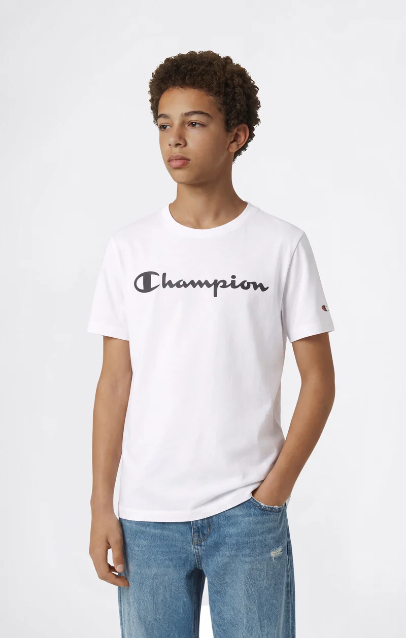 Boys' Script Logo T-Shirt