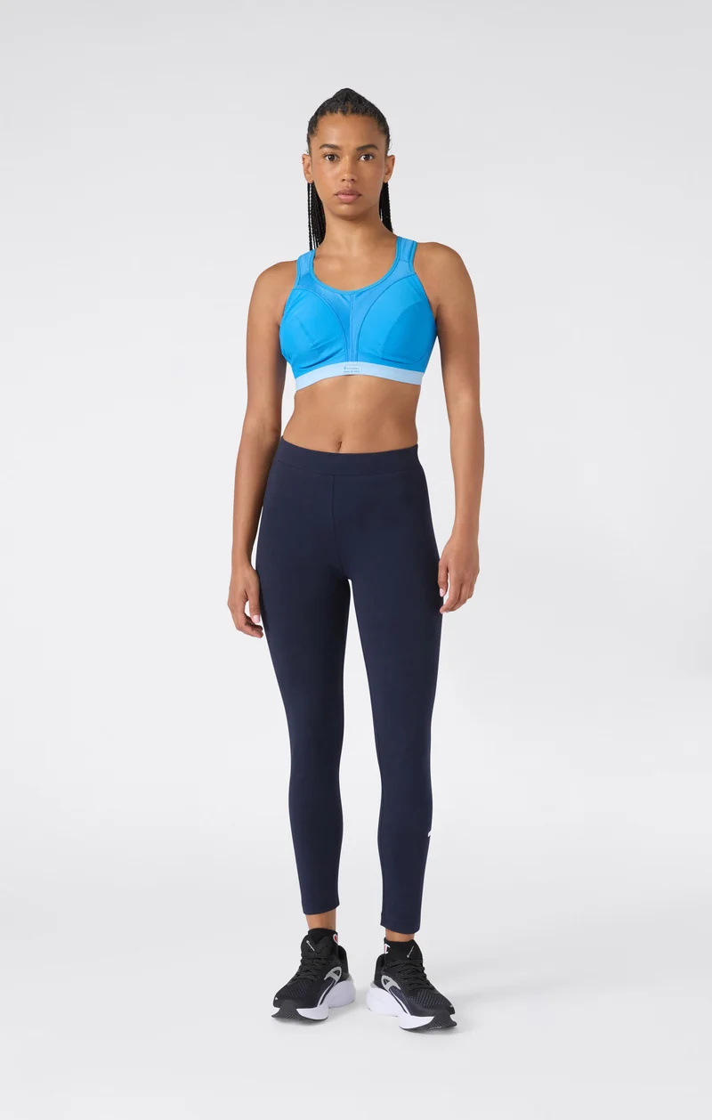 Women's Crop Leggings Script Logo