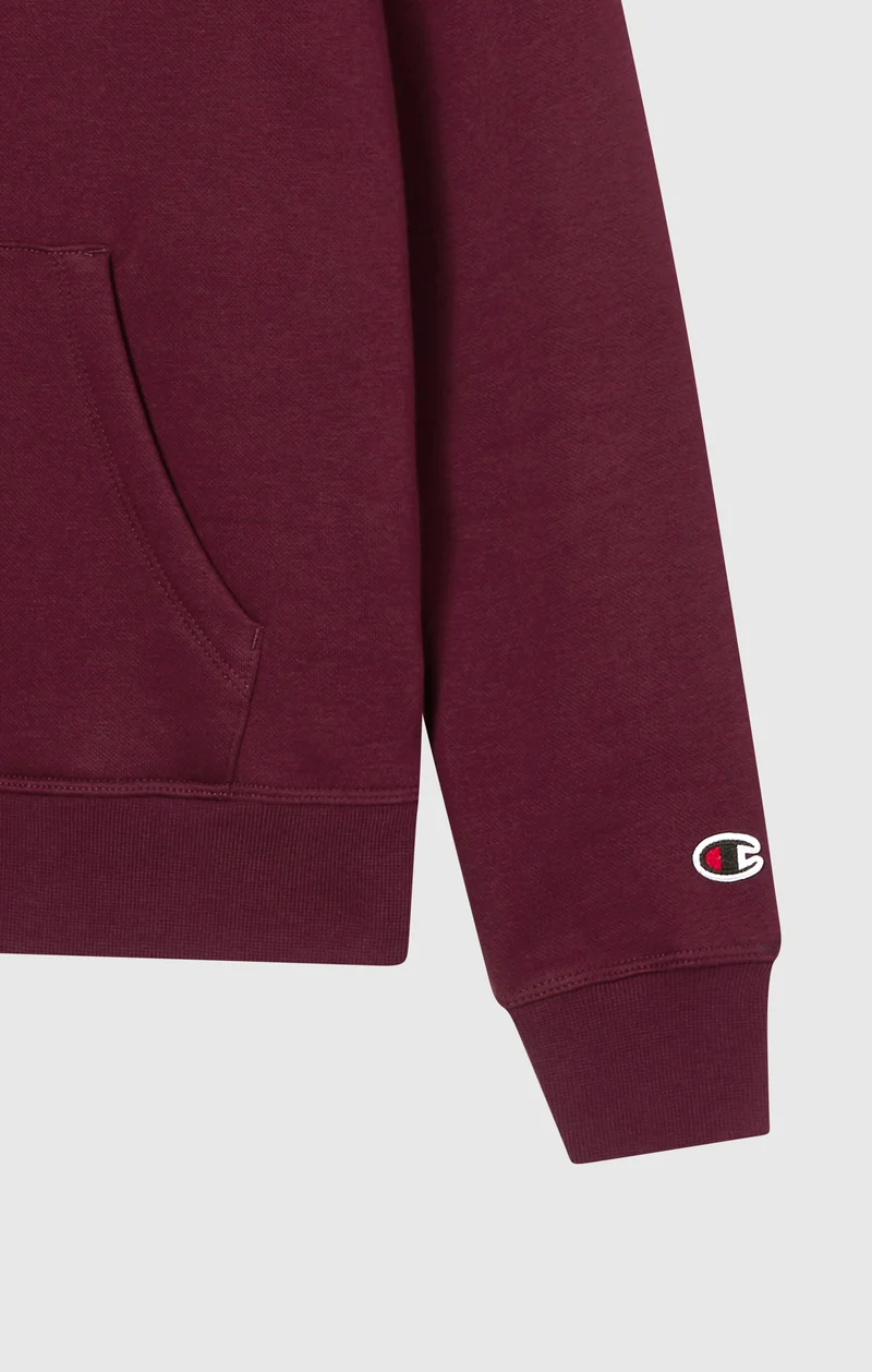 Women’s Fleece Hoodie with Big Embroidered Logo Icons