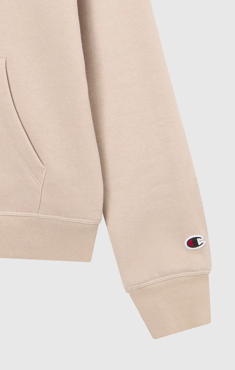 Women’s Fleece Hoodie with Big Embroidered Logo Icons