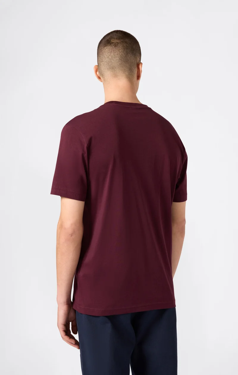 Men’s T-Shirt with Big Embroidery Logo Icons