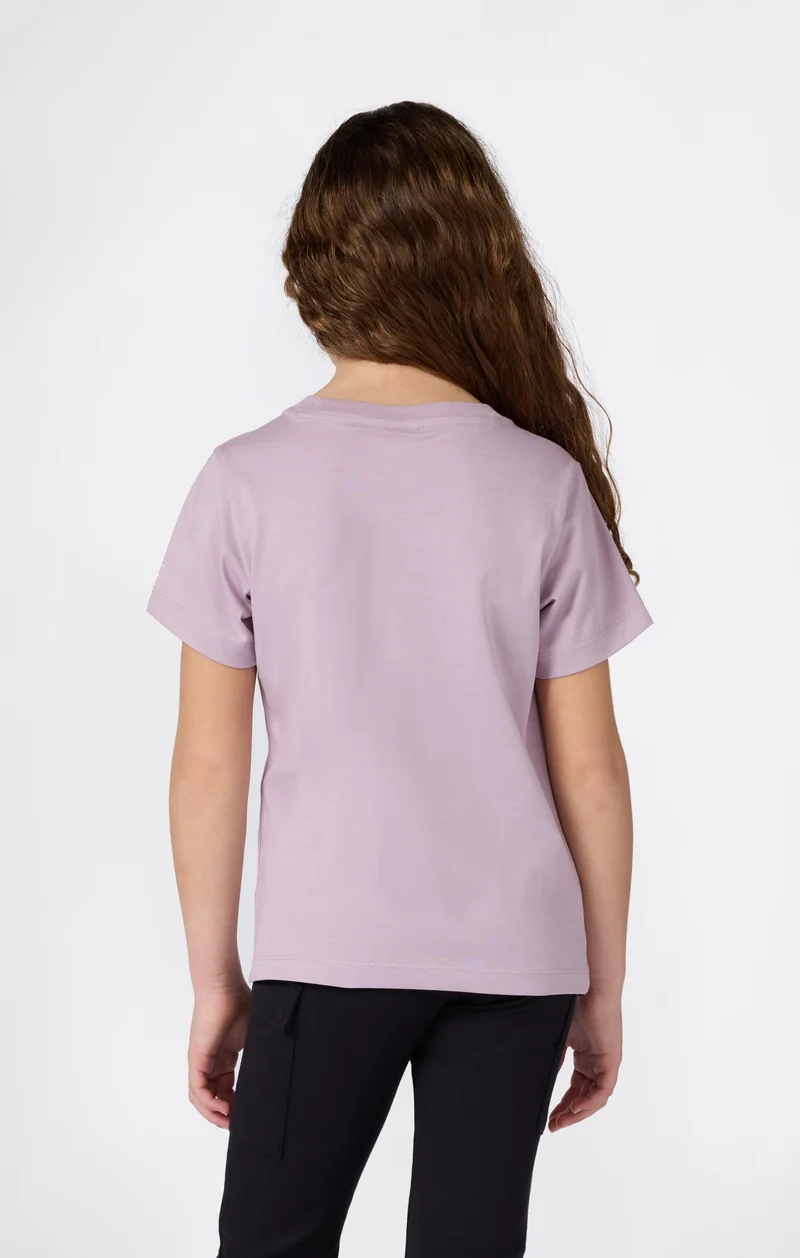 Girls' Crewneck T-shirt Slim Fit Icons