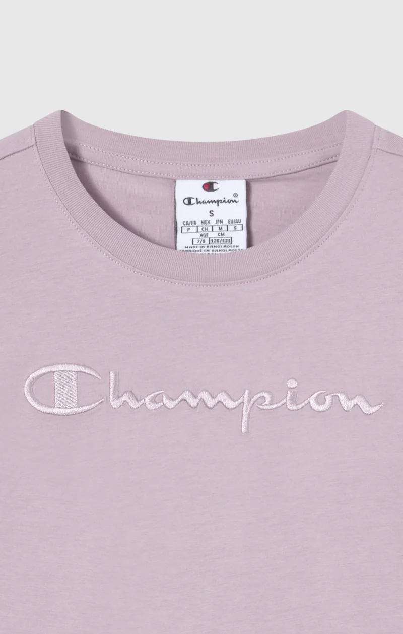 Girls' Crewneck T-shirt Slim Fit Icons
