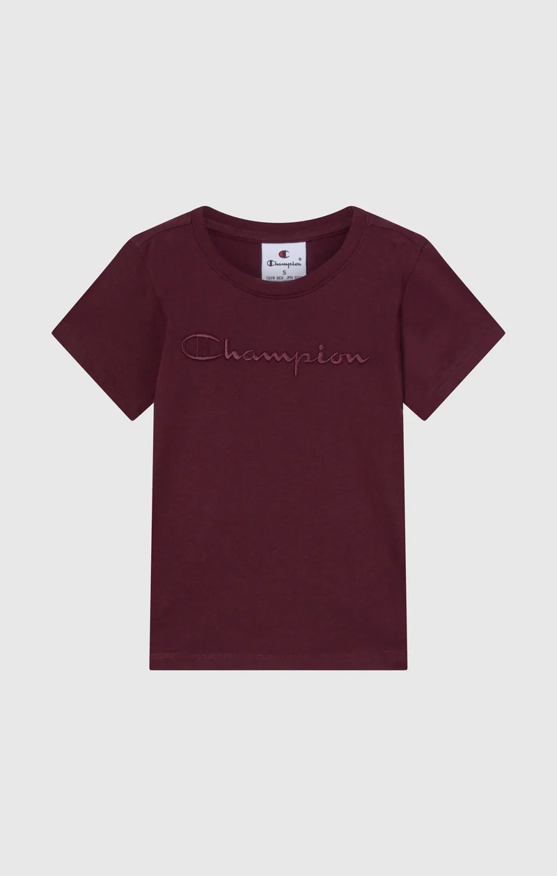 Girls' Crewneck T-shirt Slim Fit Icons