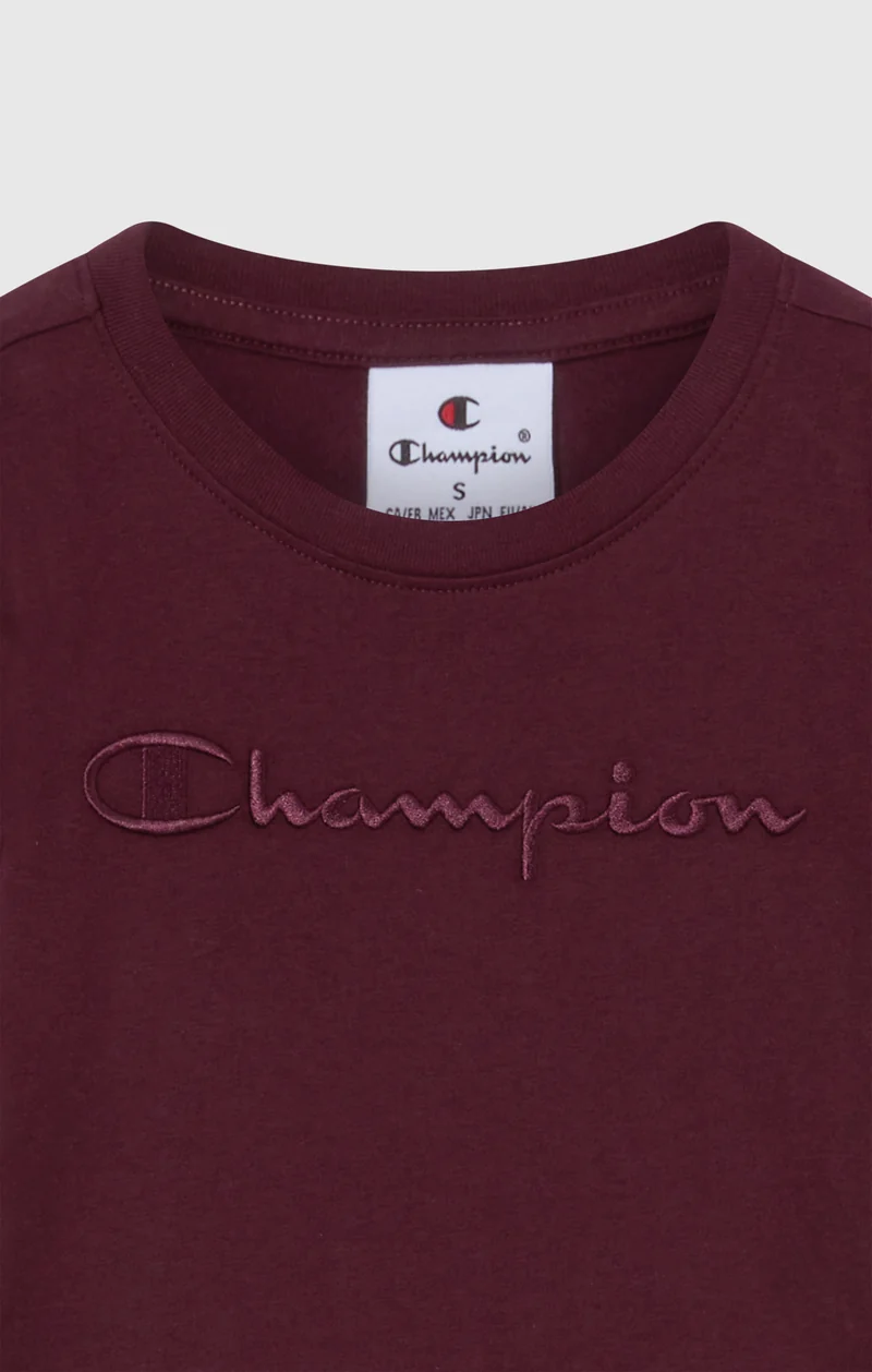 Girls' Crewneck T-shirt Slim Fit Icons