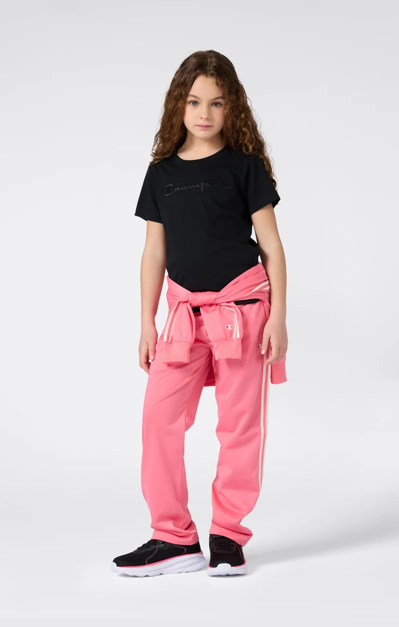 Girls' Crewneck T-shirt Slim Fit Icons