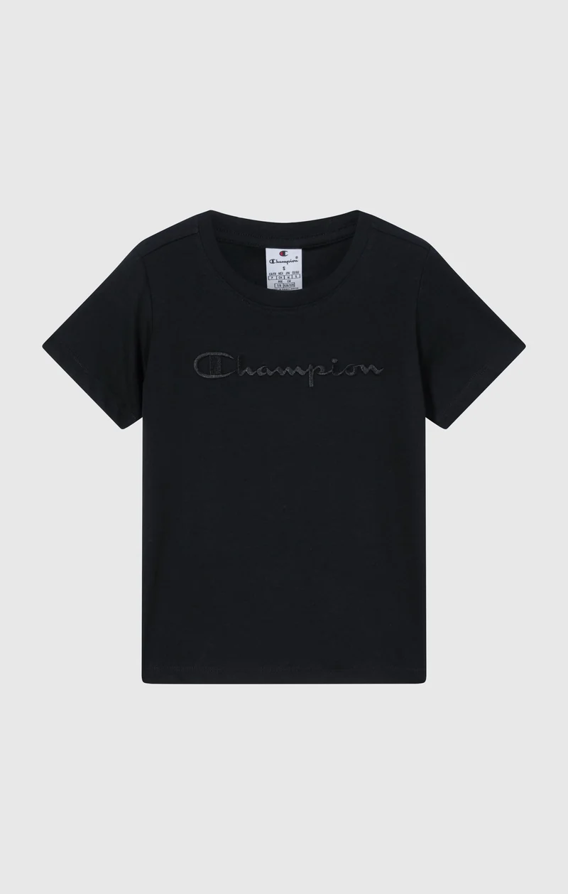 Girls' Crewneck T-shirt Slim Fit Icons