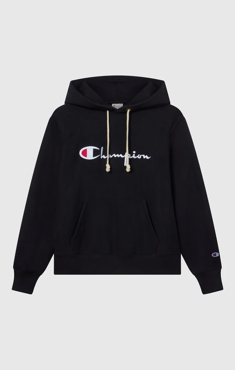 Women’s Lightweight Reverse Weave Hoodie with Embroidered Logo
