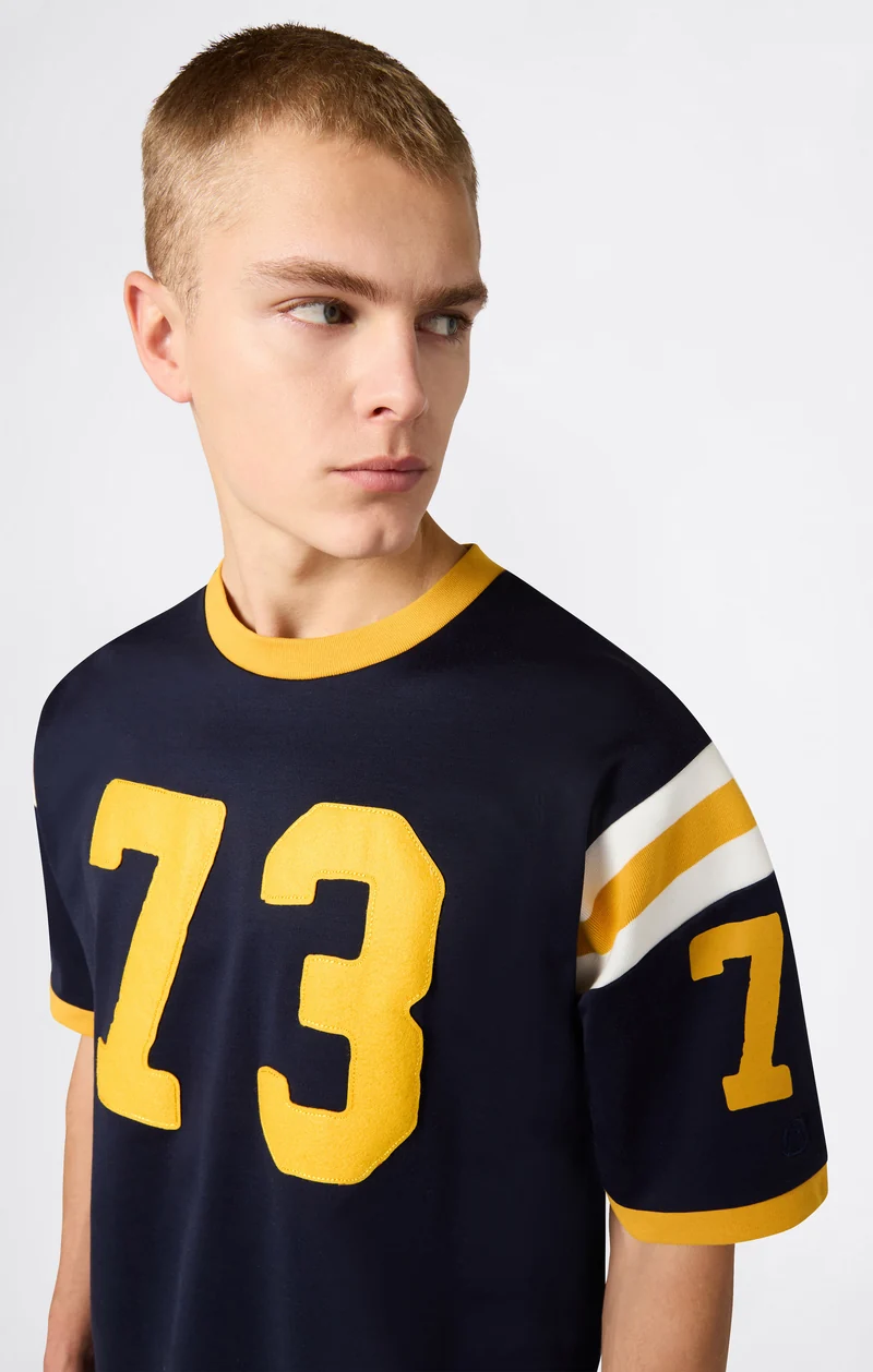 Men’s Football-Inspired Ringer T-Shirt Time Capsule