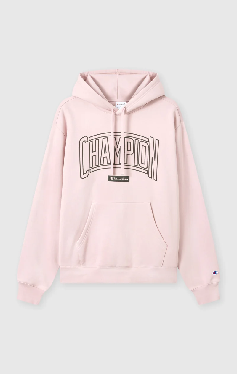 Men’s Hooded Sweatshirt With Brushed Interior And Puff Print Logo