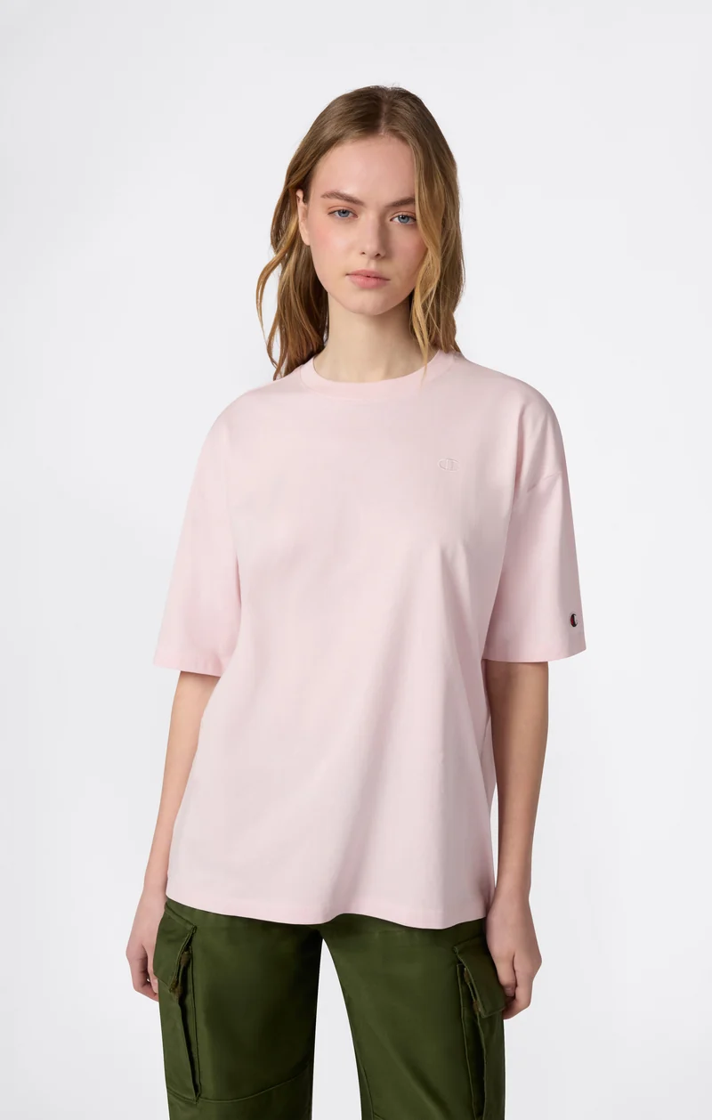 Women's Oversized Fit Light Short Sleeve Tee Icons