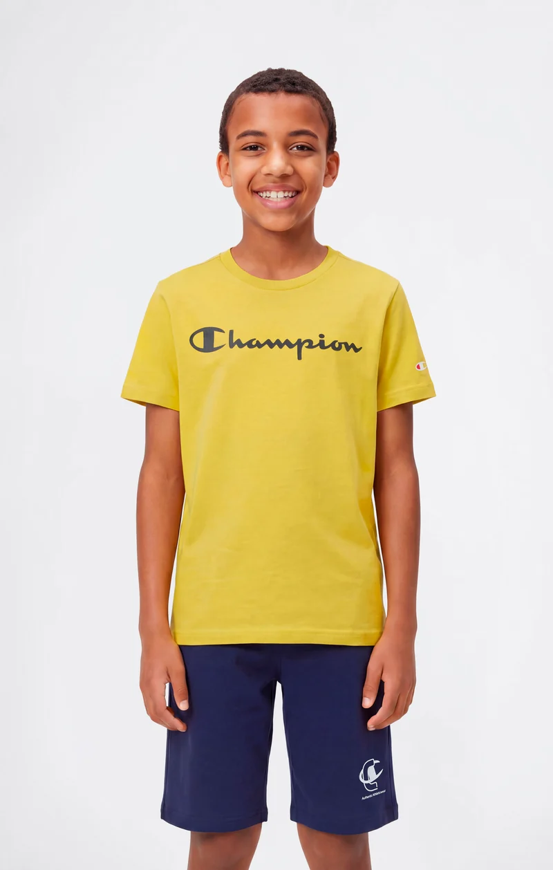 Boys' Script Logo T-Shirt