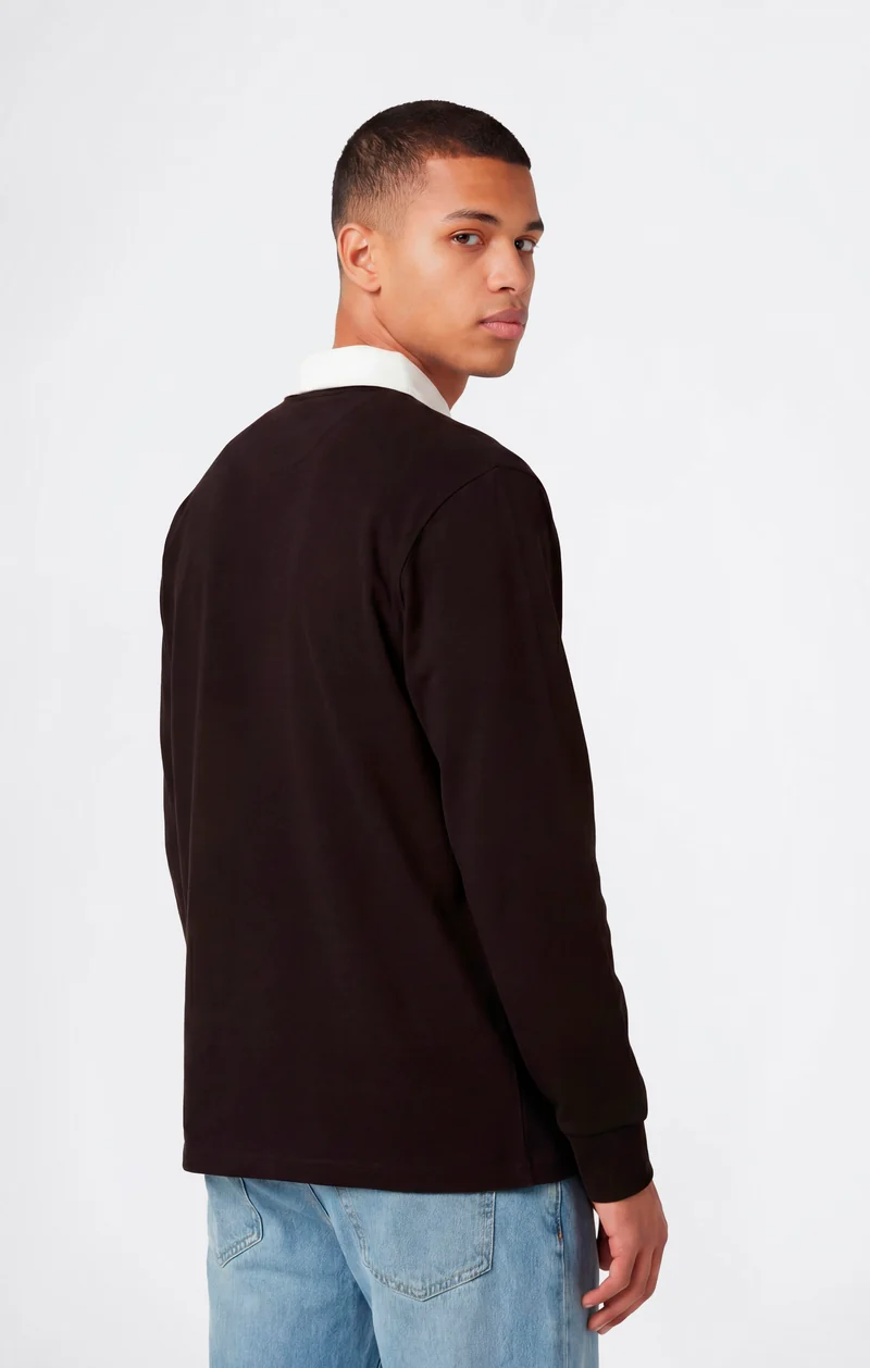 Men’s Long Sleeve Half Zip Polo Shirt Time Capsule