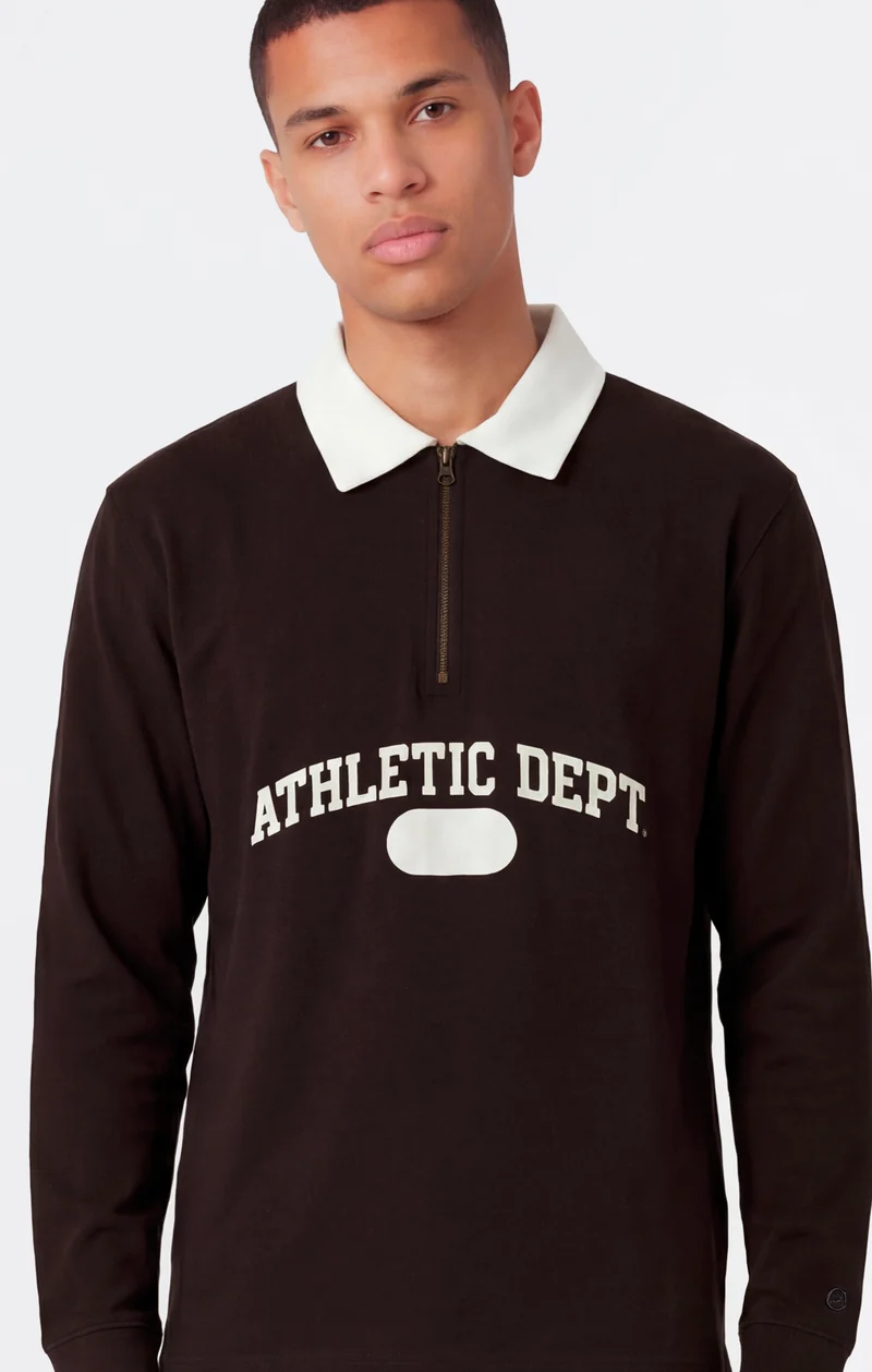 Men’s Long Sleeve Half Zip Polo Shirt Time Capsule