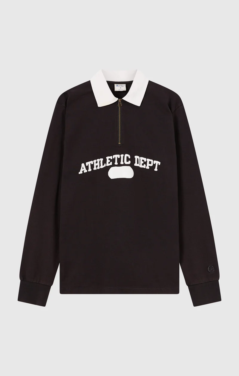 Men’s Long Sleeve Half Zip Polo Shirt Time Capsule