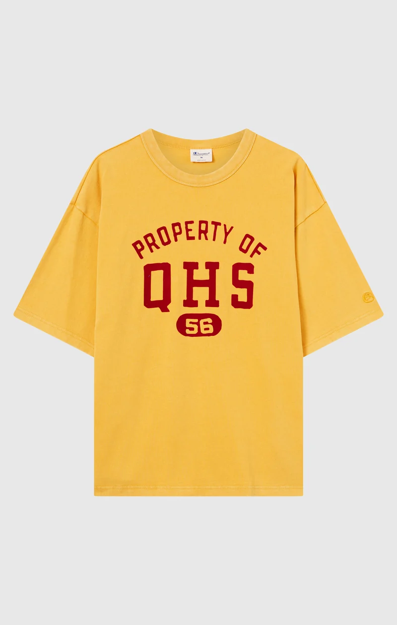 Men’s Collegiate-Inspired Crewneck T-Shirt Time Capsule