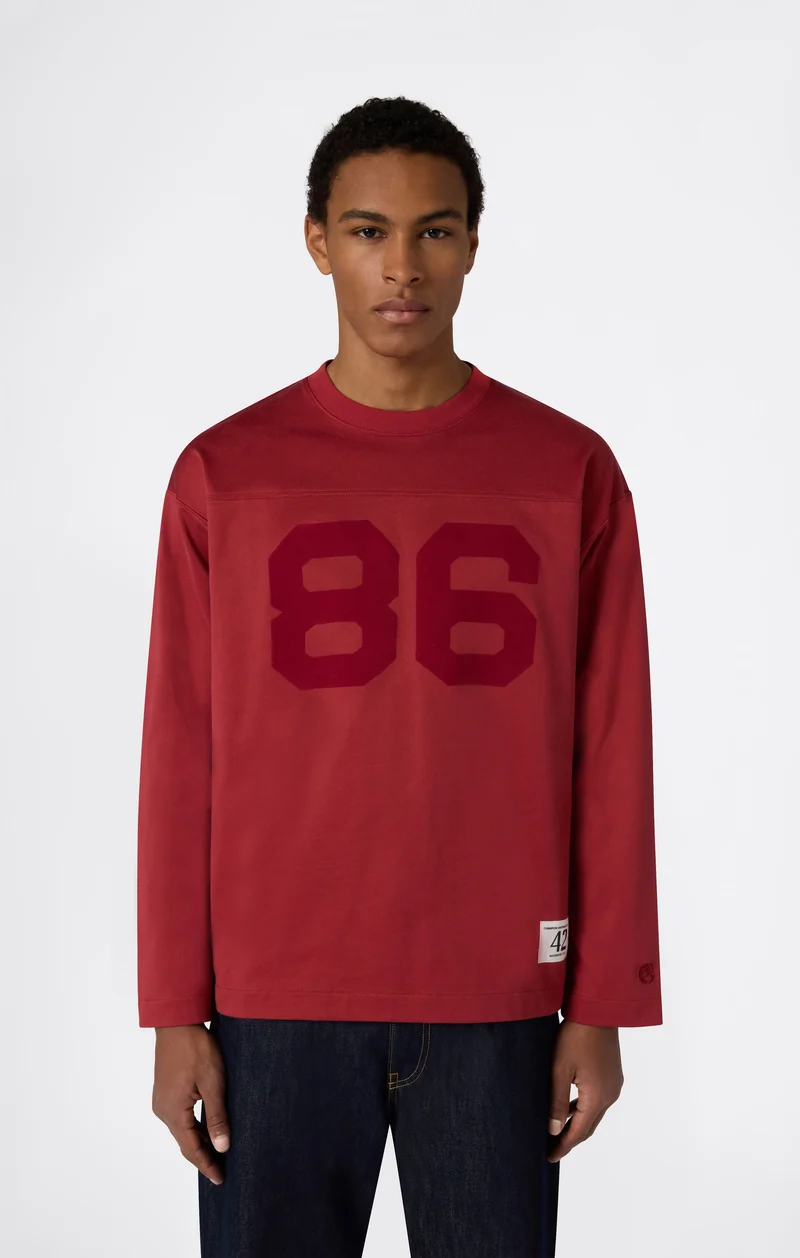 Men’s Long Sleeve Football-Inspired T-Shirt Time Capsule