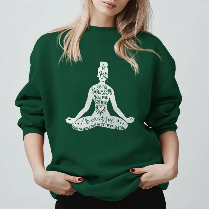 Olivenorma Mindful Balance Yoga Meditation Sweatshirt