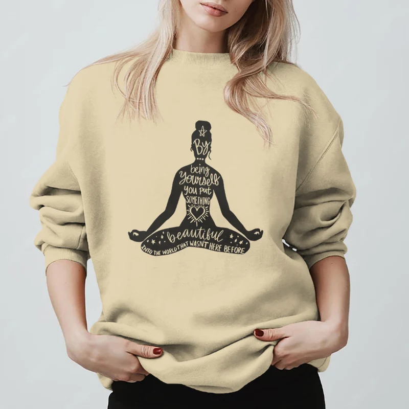 Olivenorma Mindful Balance Yoga Meditation Sweatshirt