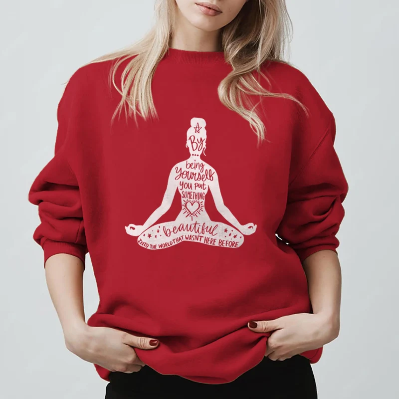 Olivenorma Mindful Balance Yoga Meditation Sweatshirt