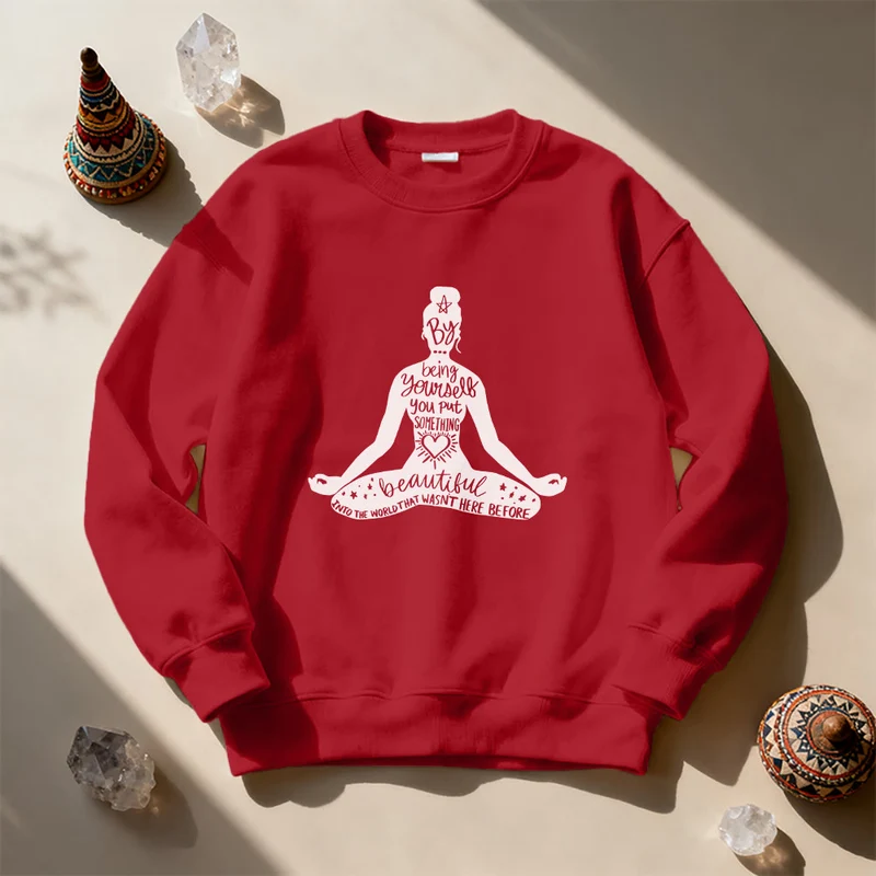 Olivenorma Mindful Balance Yoga Meditation Sweatshirt