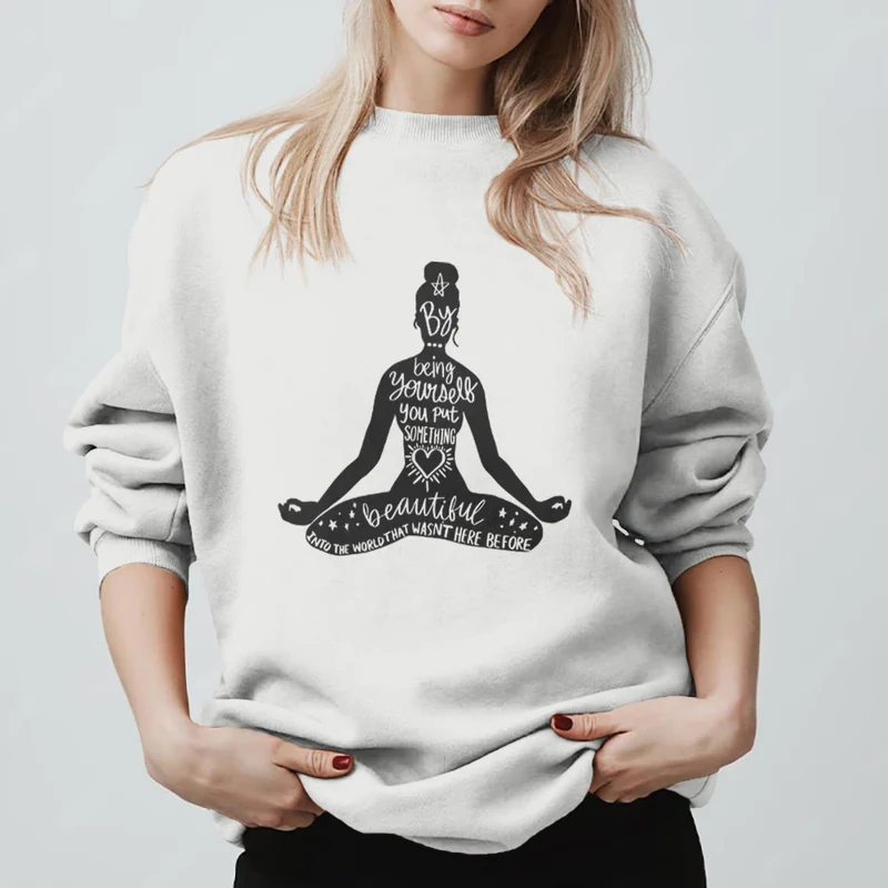 Olivenorma Mindful Balance Yoga Meditation Sweatshirt