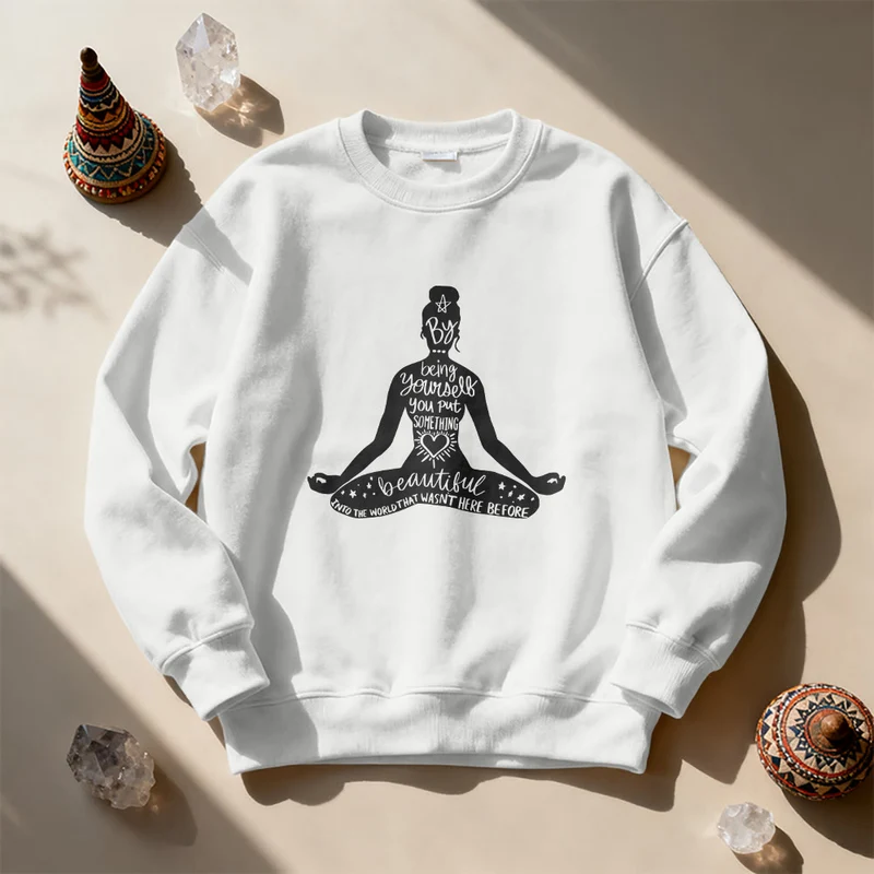 Olivenorma Mindful Balance Yoga Meditation Sweatshirt