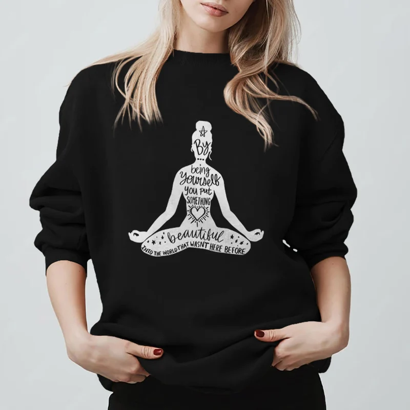 Olivenorma Mindful Balance Yoga Meditation Sweatshirt