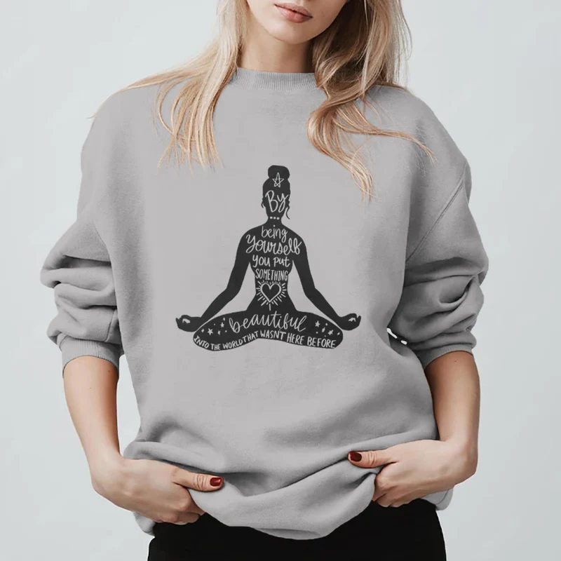 Olivenorma Mindful Balance Yoga Meditation Sweatshirt