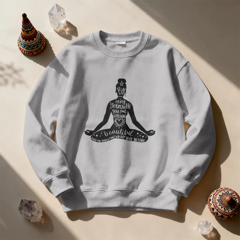 Olivenorma Mindful Balance Yoga Meditation Sweatshirt