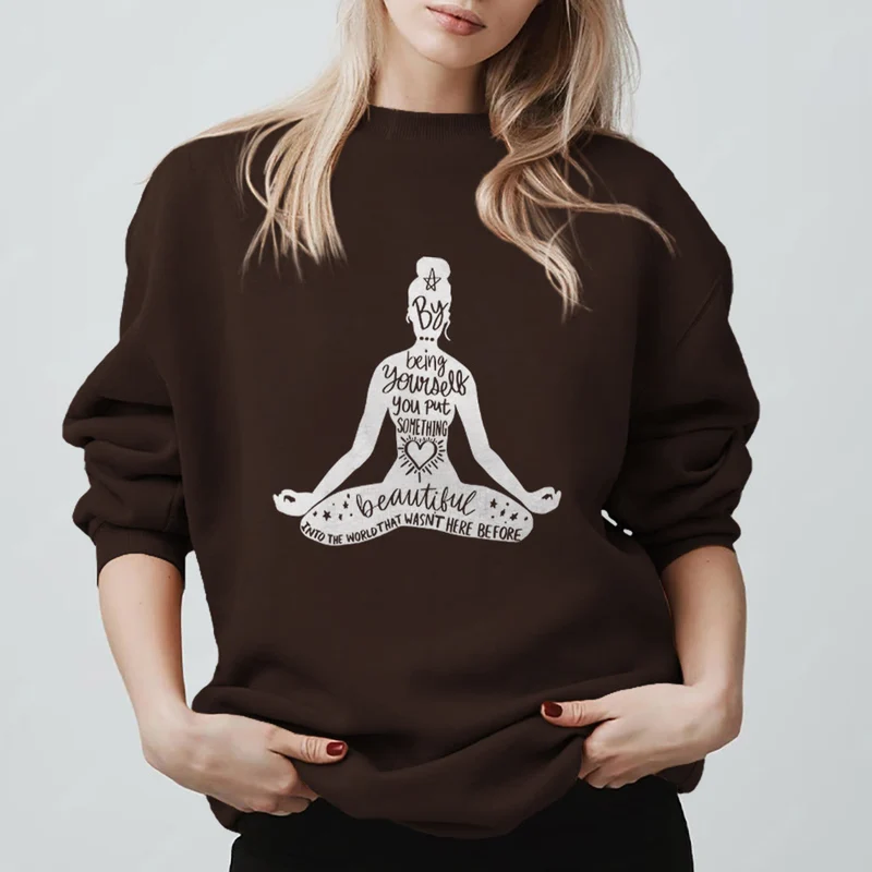Olivenorma Mindful Balance Yoga Meditation Sweatshirt
