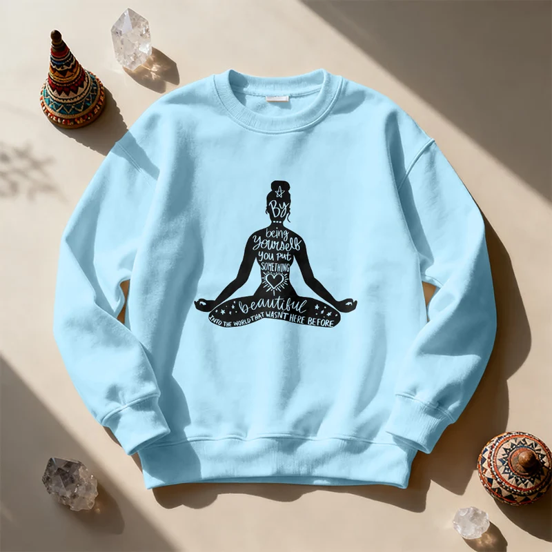 Olivenorma Mindful Balance Yoga Meditation Sweatshirt