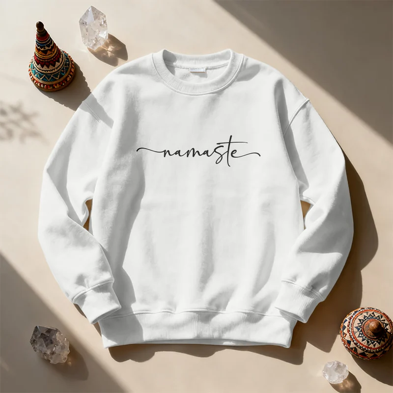 Olivenorma Namaste Yoga Meditation Sweatshirt