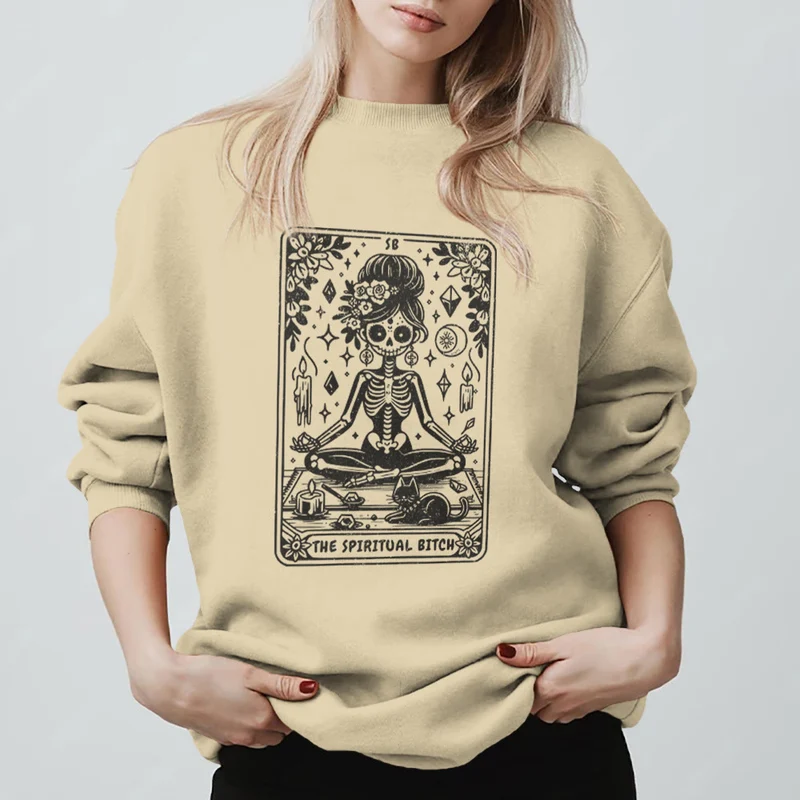 Olivenorma Spiritual Bitch Meditation Yoga Sweatshirt