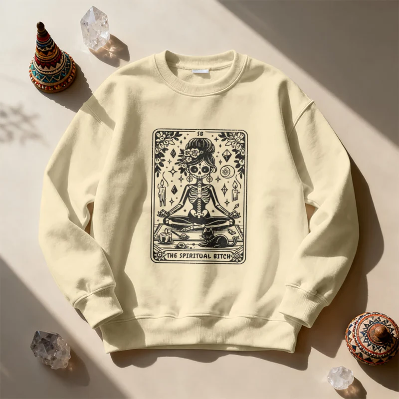 Olivenorma Spiritual Bitch Meditation Yoga Sweatshirt