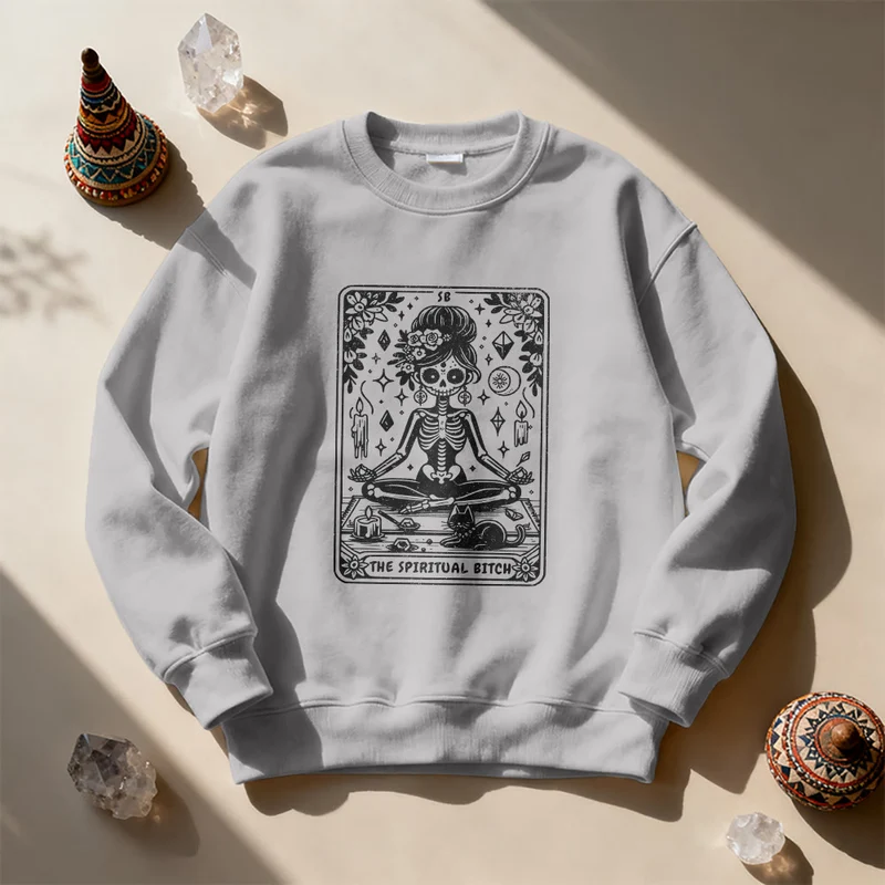 Olivenorma Spiritual Bitch Meditation Yoga Sweatshirt
