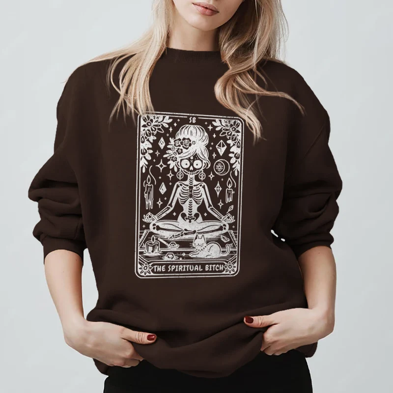 Olivenorma Spiritual Bitch Meditation Yoga Sweatshirt