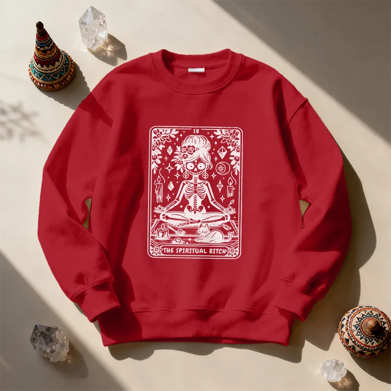 Olivenorma Spiritual Bitch Meditation Yoga Sweatshirt