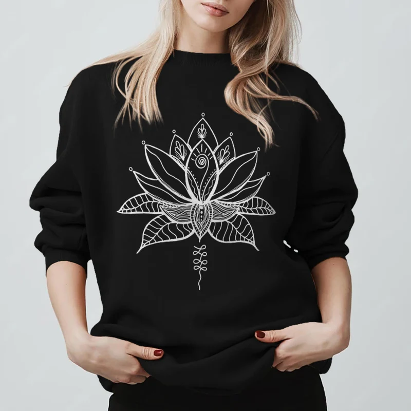 Olivenorma Lotus Bloom Yoga Meditation Sweatshirt