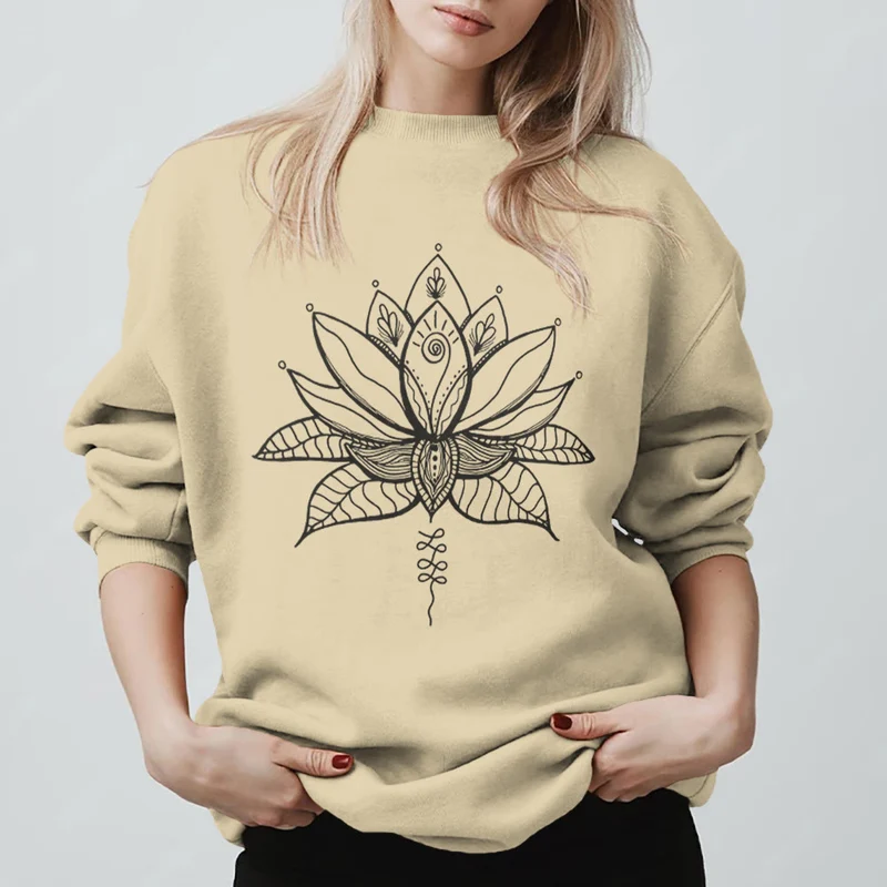 Olivenorma Lotus Bloom Yoga Meditation Sweatshirt