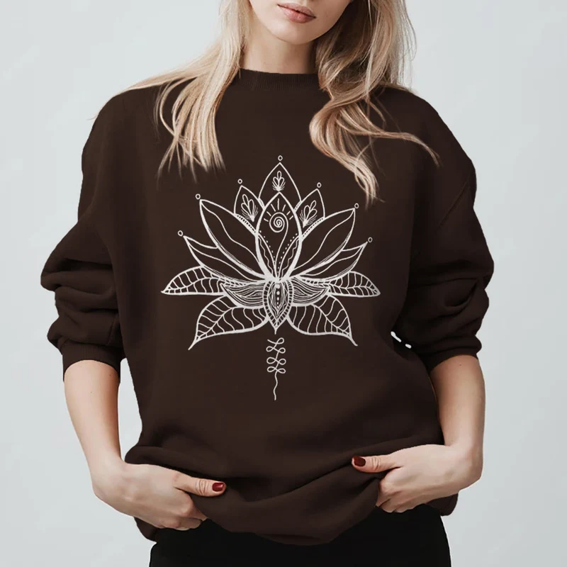 Olivenorma Lotus Bloom Yoga Meditation Sweatshirt