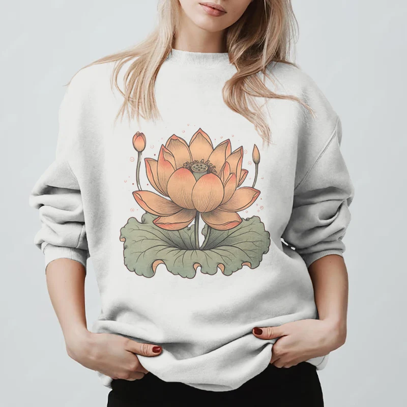 Olivenorma Lotus Bloom Yoga Meditation Sweatshirt