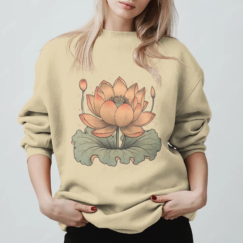 Olivenorma Lotus Bloom Yoga Meditation Sweatshirt