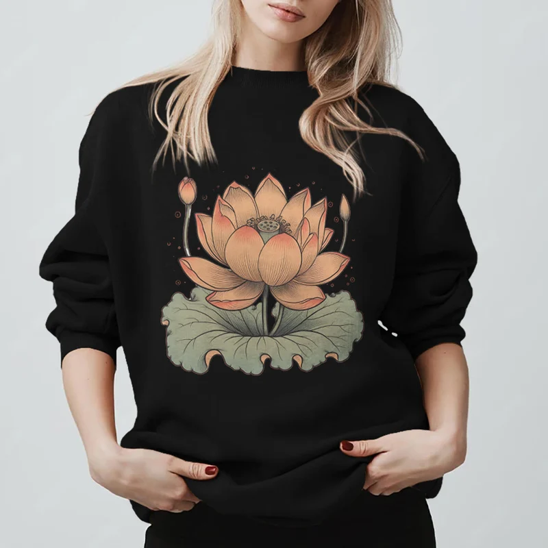 Olivenorma Lotus Bloom Yoga Meditation Sweatshirt