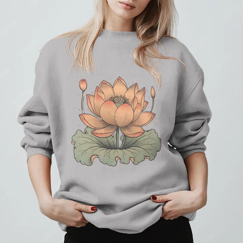 Olivenorma Lotus Bloom Yoga Meditation Sweatshirt
